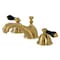 Kingston Brass KS3967PKL Duchess Widespread Bathroom Faucet W/ Brass Pop-Up, Brass KS3967PKL - alternate 1